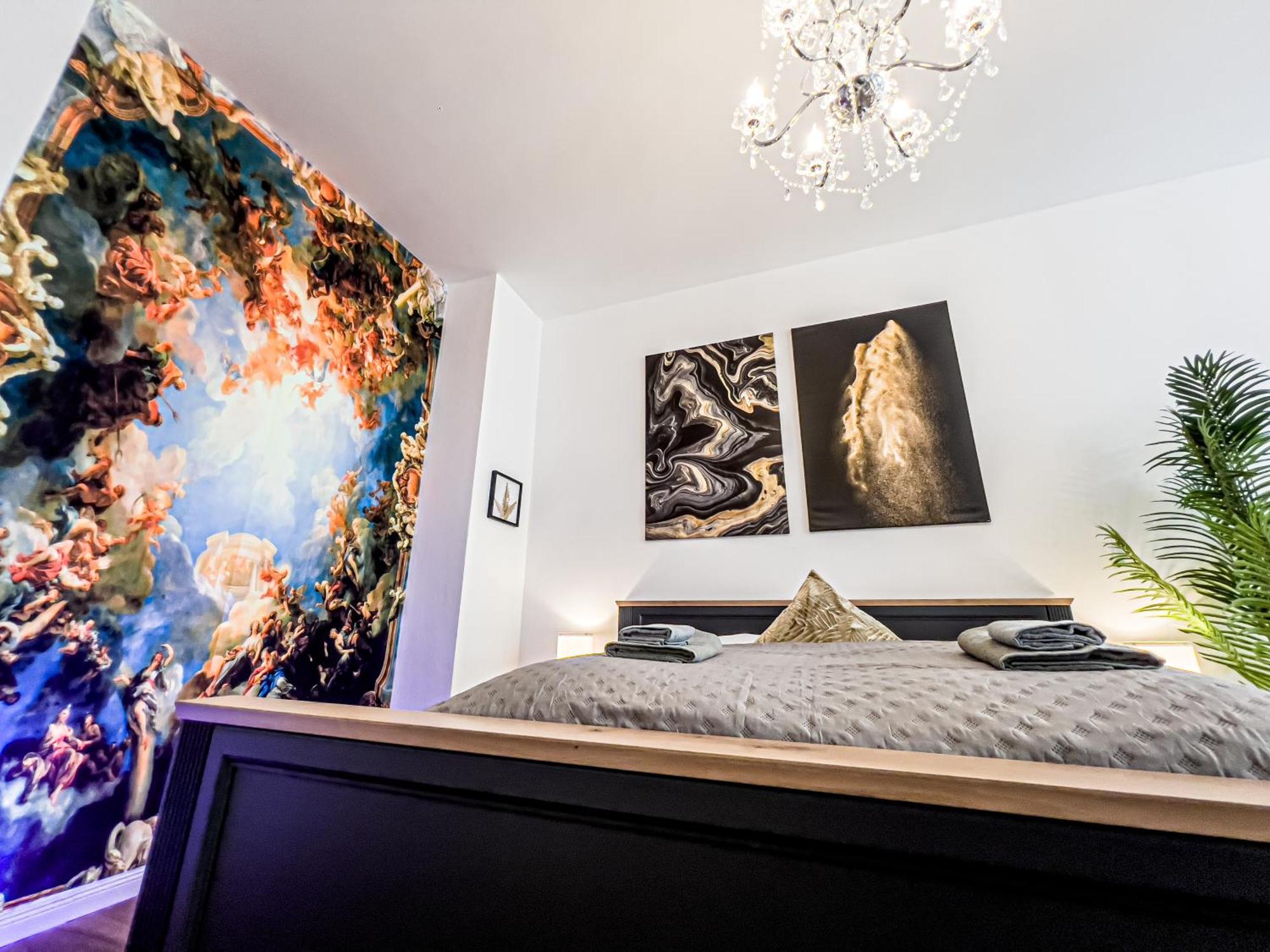 Grosse 3 Schlafzimmer Unterkunft Mit Kueche, Bad, Waschmaschine & Balkon Am Zoo Leipzig Exterior photo
